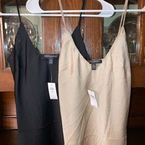 NWT 2 Banana Republic Factory Bias-Cut Camisoles XXSP